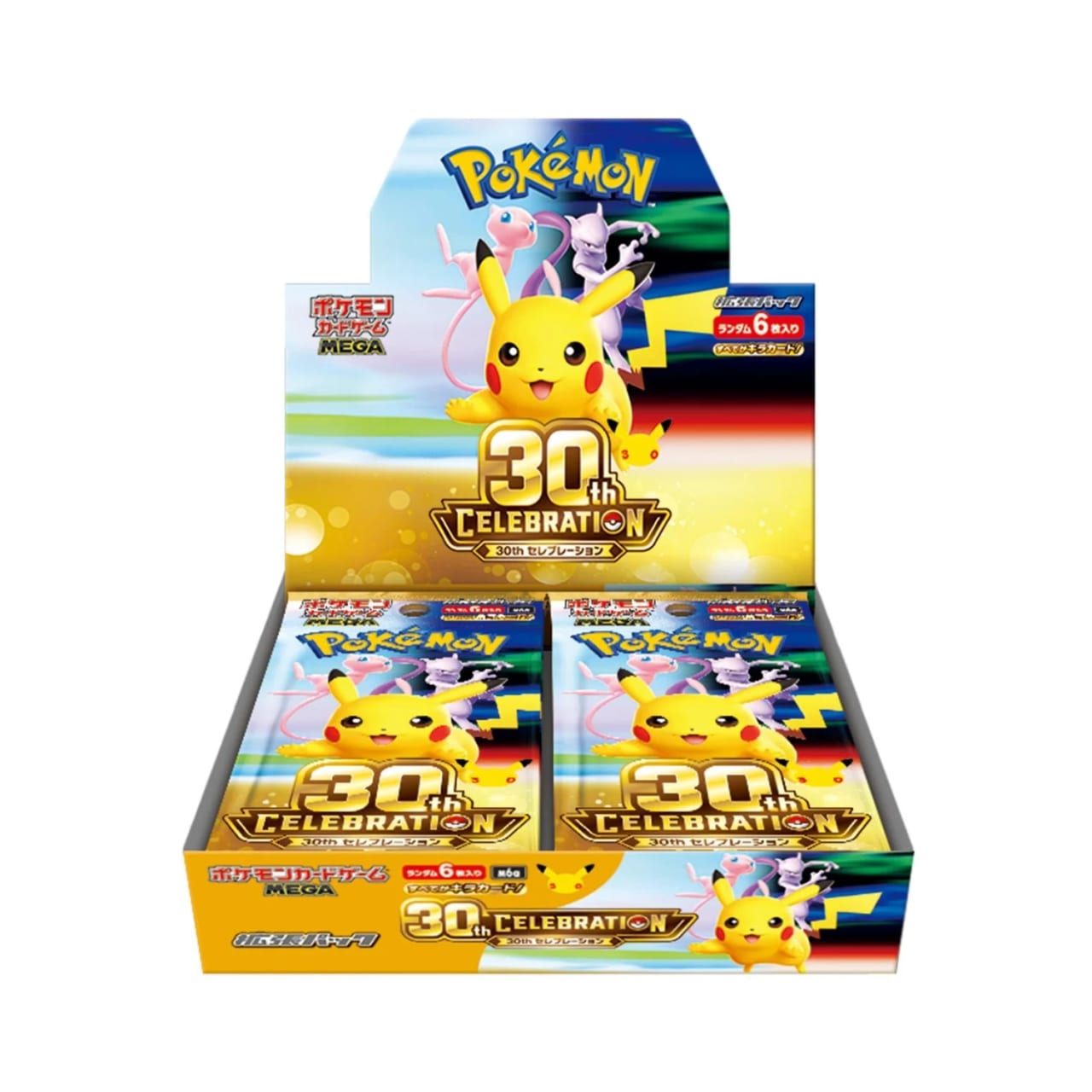 30th Celebration booster box (Japanese) – open display